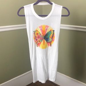 Free People Open back Top